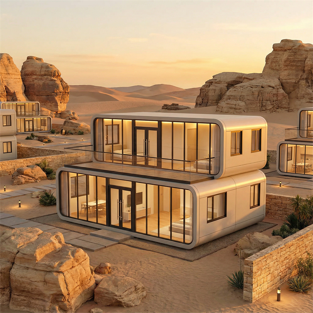 كبسولة تفاح عازلة للصوت وجيدة التهوية وقابلة للتكديس مباشرة