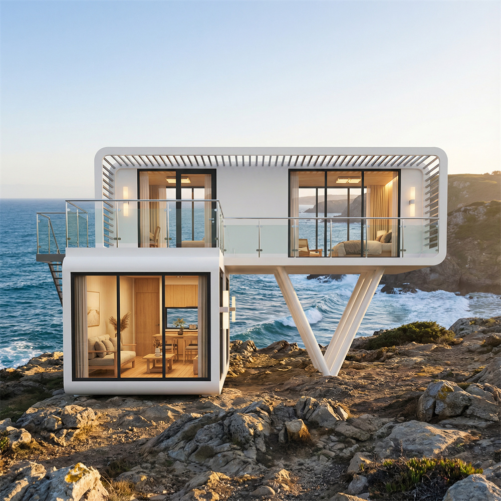 كابينة تخييم كبسولة فضائية على شكل حرف V مقاومة للماء وصديقة للبيئة