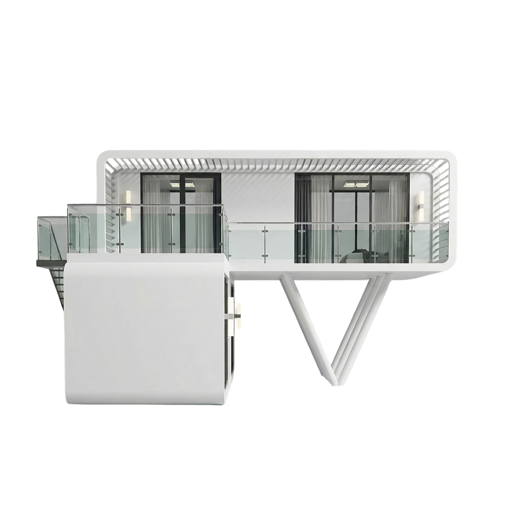 كابينة تخييم كبسولة فضائية على شكل حرف V مقاومة للماء وصديقة للبيئة