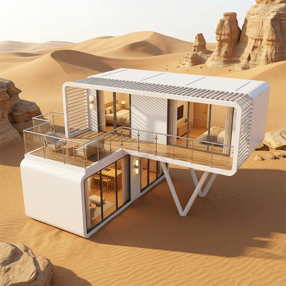 كابينة تخييم كبسولة فضائية على شكل حرف V مقاومة للماء وصديقة للبيئة