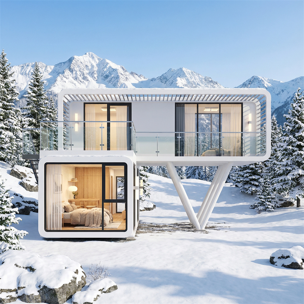 كابينة تخييم كبسولة فضائية على شكل حرف V مقاومة للماء وصديقة للبيئة