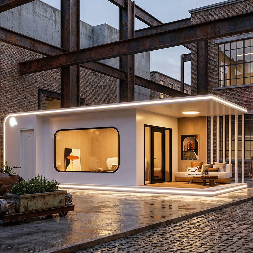 كبسولة كابينة تفاح قابلة للفصل ذات طبقة واحدة ذات شكل غير منتظم