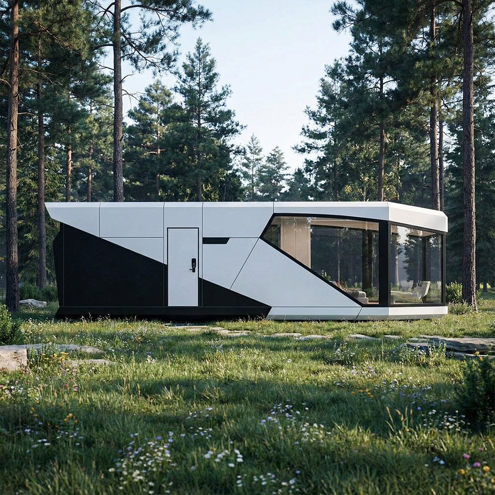 كبسولة كابينة تفاح قابلة للفصل ذات طبقة واحدة ذات شكل غير منتظم