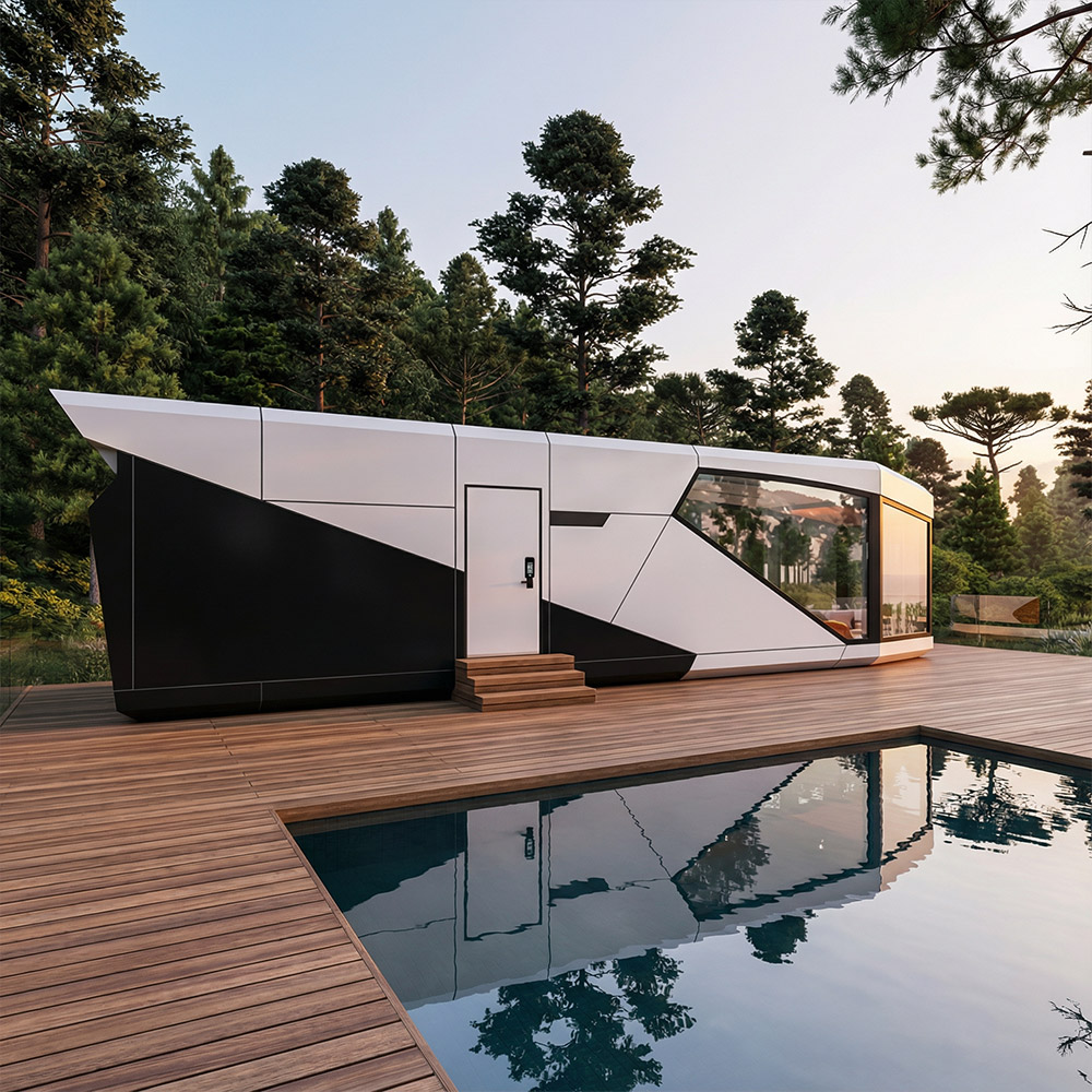 كبسولة كابينة تفاح قابلة للفصل ذات طبقة واحدة ذات شكل غير منتظم