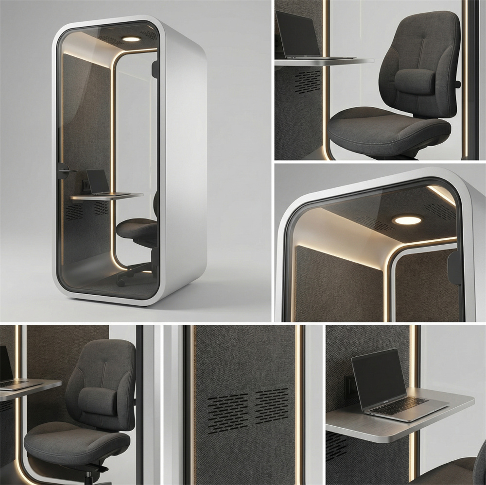 كبسولة فضائية صغيرة عازلة للصوت متنقلة