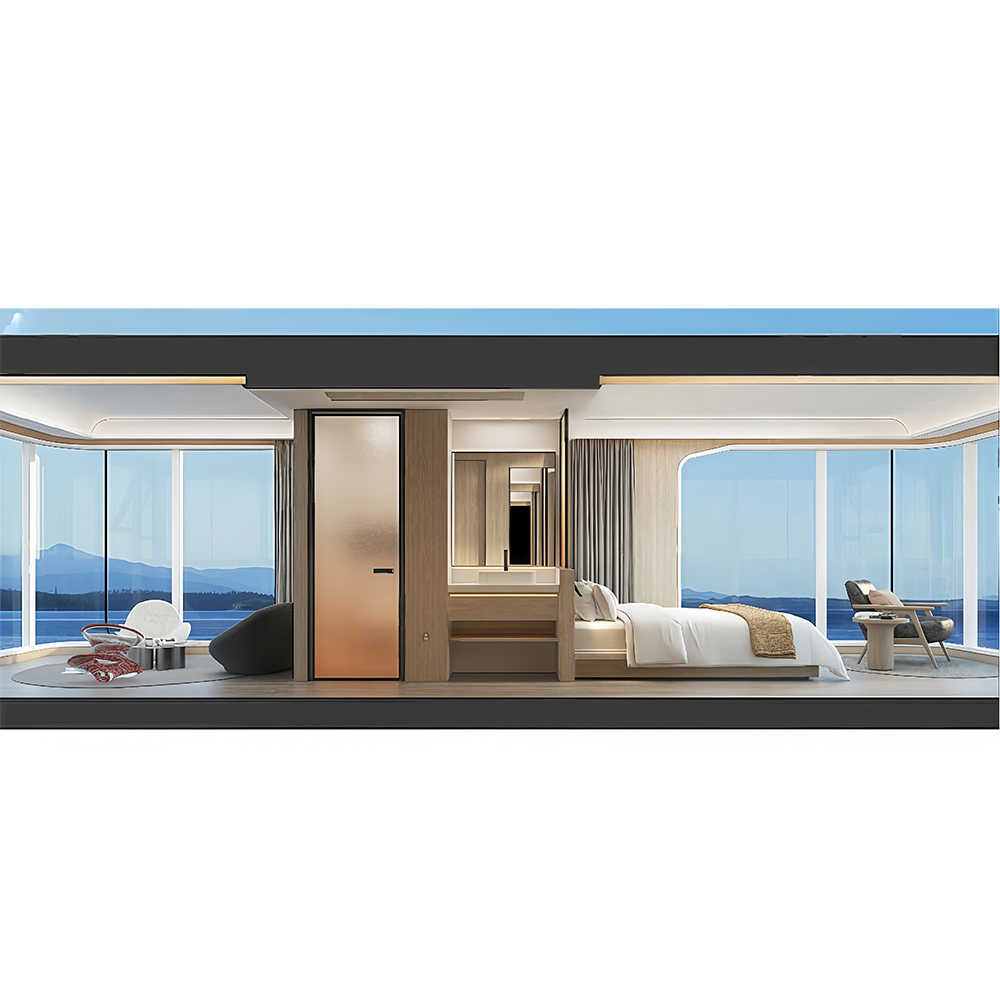 كبائن منتجع كبسولة متنقلة قابلة للفصل C5