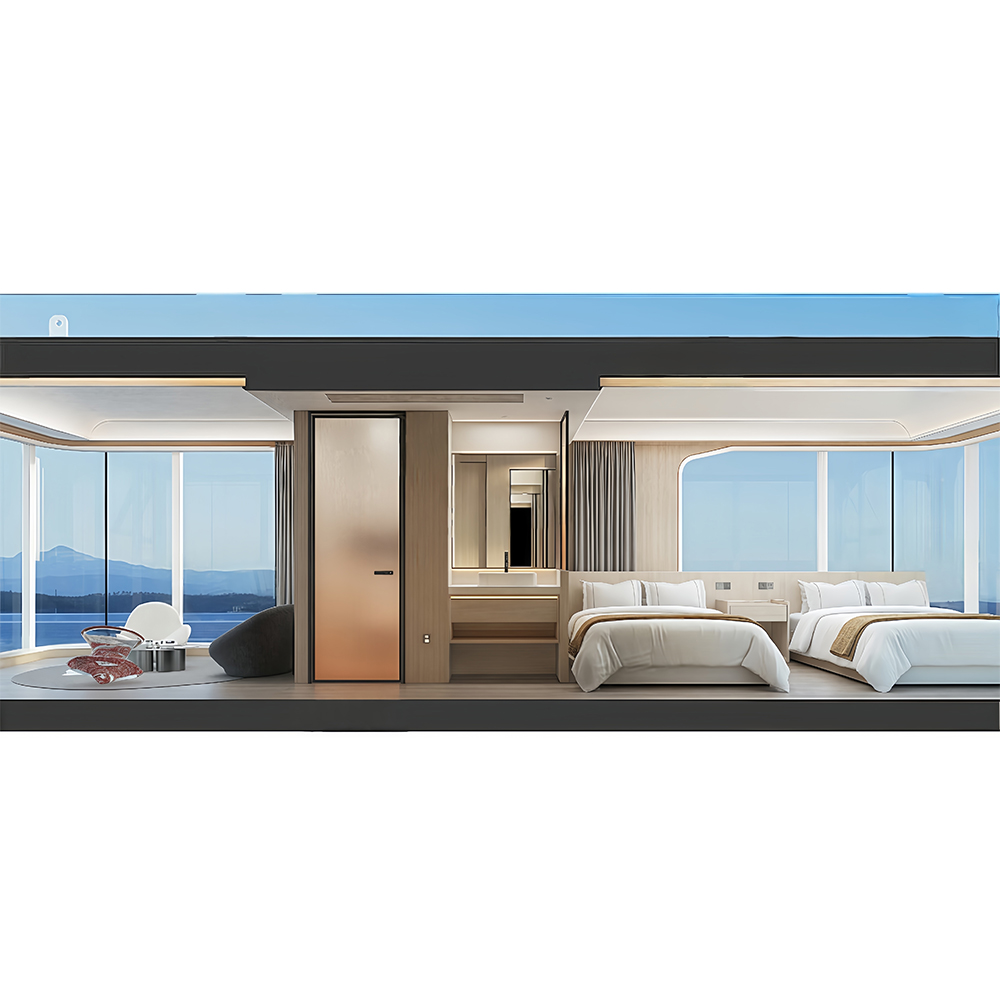 كبائن منتجع كبسولة متنقلة قابلة للفصل C5