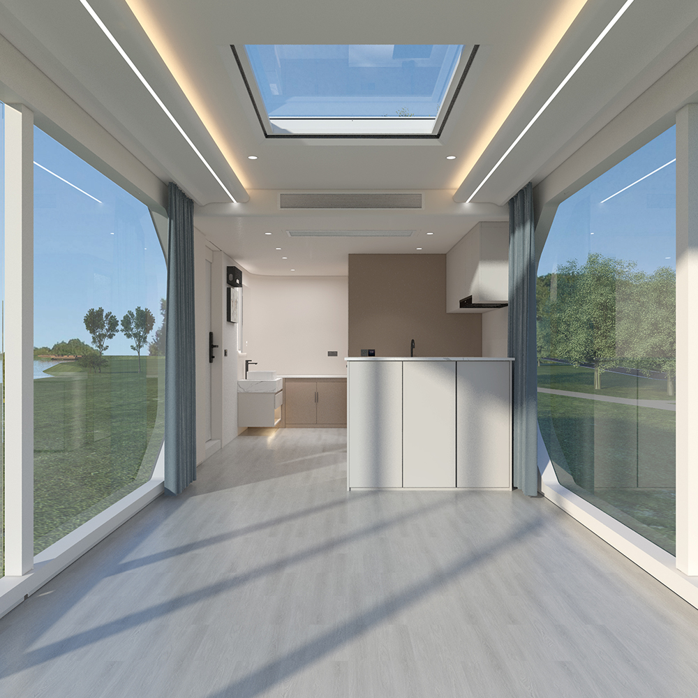 S3 بيت كبسولة مغلق متنقل جاهز