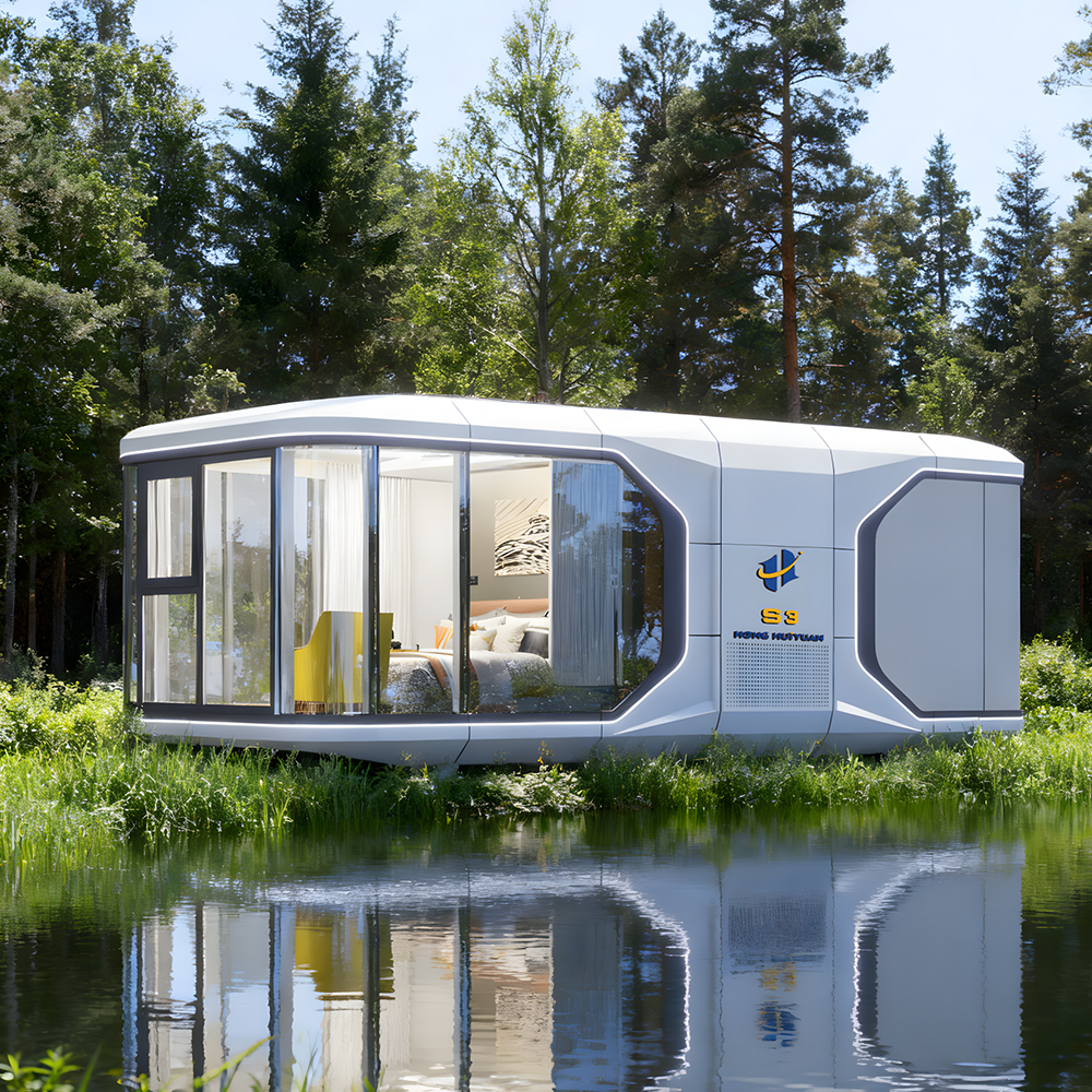 S3 بيت كبسولة مغلق متنقل جاهز