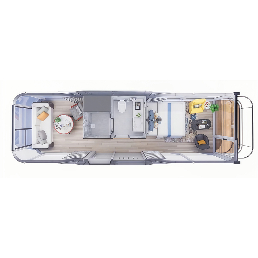 منازل كبسولات S5 المحمولة ذات المناظر الخلابة