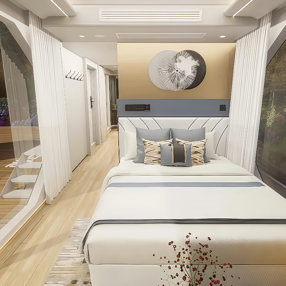 منازل كبسولات S5 المحمولة ذات المناظر الخلابة